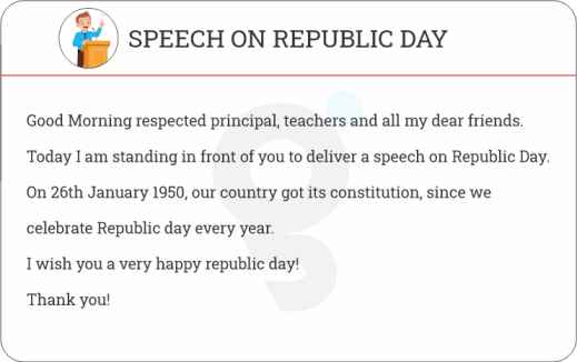 republic day speech