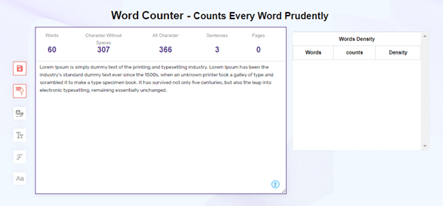 Word-Counter Writing